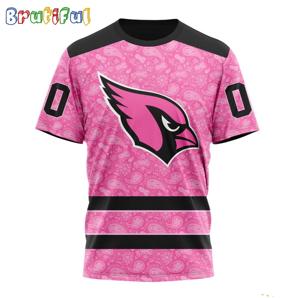 NFL Arizona Cardinals T-Shirt Special Pink T-Shirt Design Fight Breast Cancer