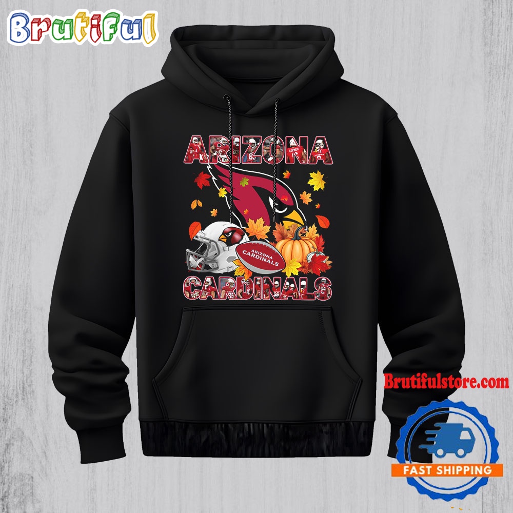 NFL Arizona Cardinals Team Player Graphics Autumn Hoodie Shirt