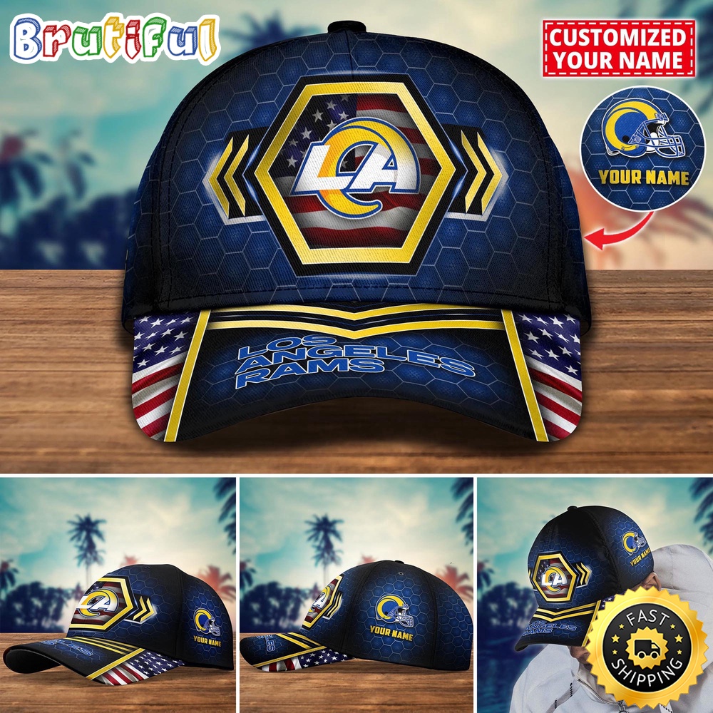 NFL Los Angeles Rams Baseball Cap Best Trending Custom Name Cap