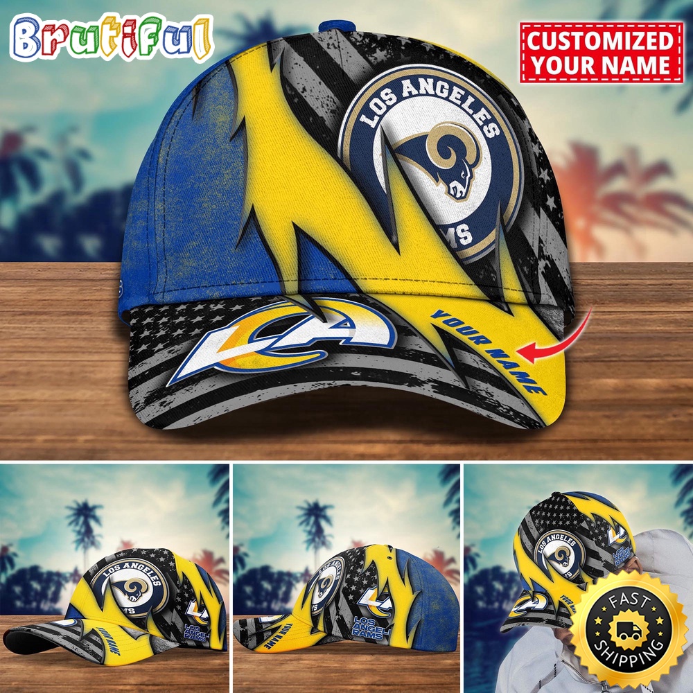 NFL Los Angeles Rams Baseball Cap Custom Football Hat For Fans