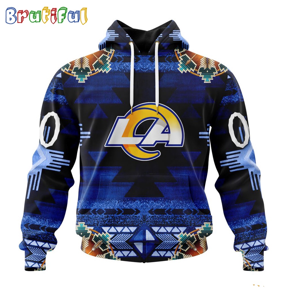 NFL Los Angeles Rams Hoodie Special Native Costume Design Hoodie