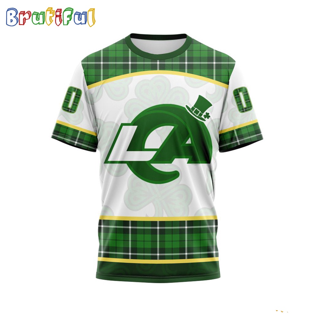 NFL Los Angeles Rams T-Shirt Special Design For St Patrick Day