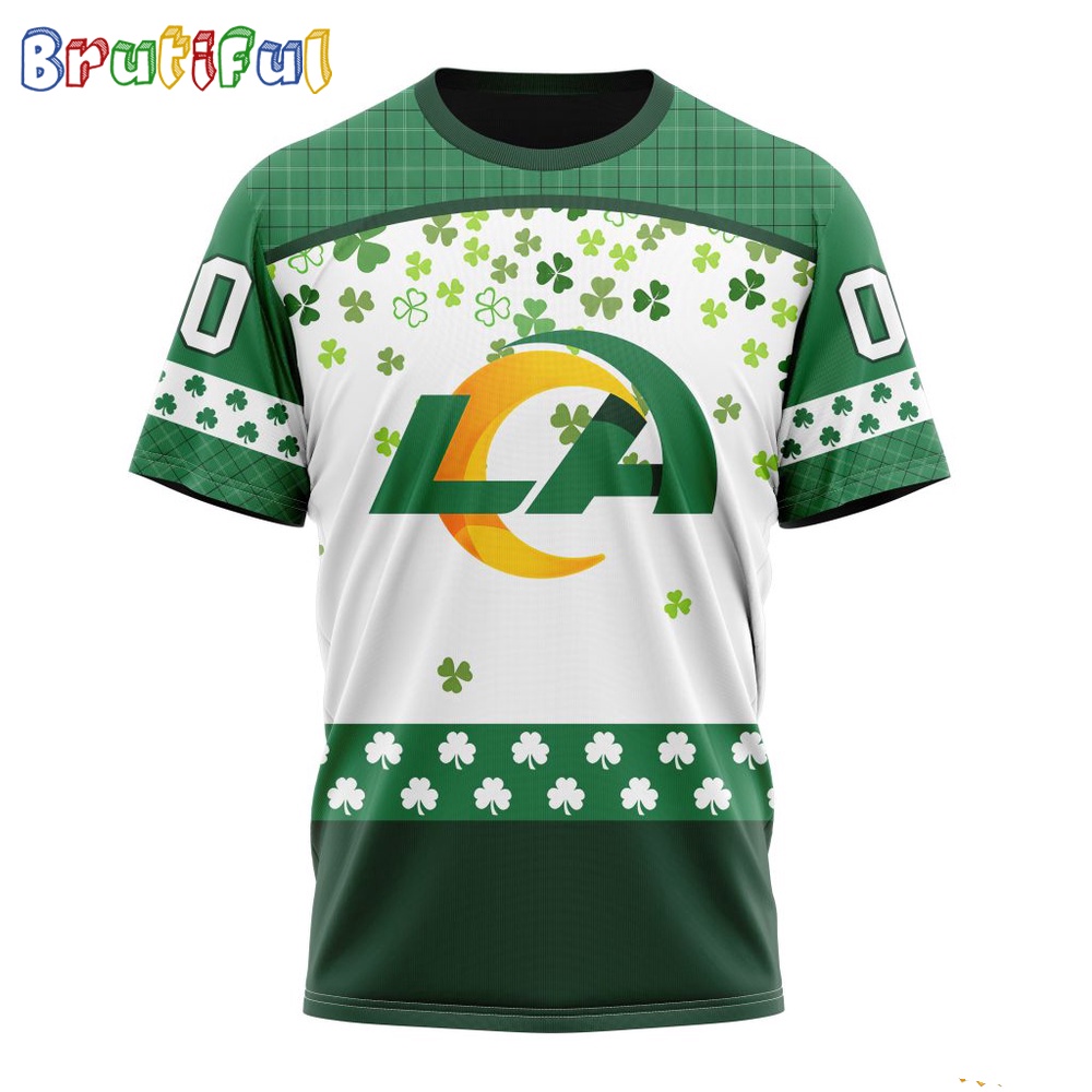 NFL Los Angeles Rams T-Shirt Special Design T-Shirt St Patrick Day