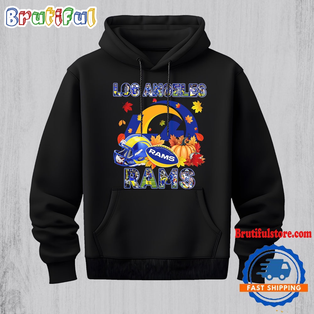 NFL Los Angeles Rams Team Player Graphics Autumn Hoodie Shirt