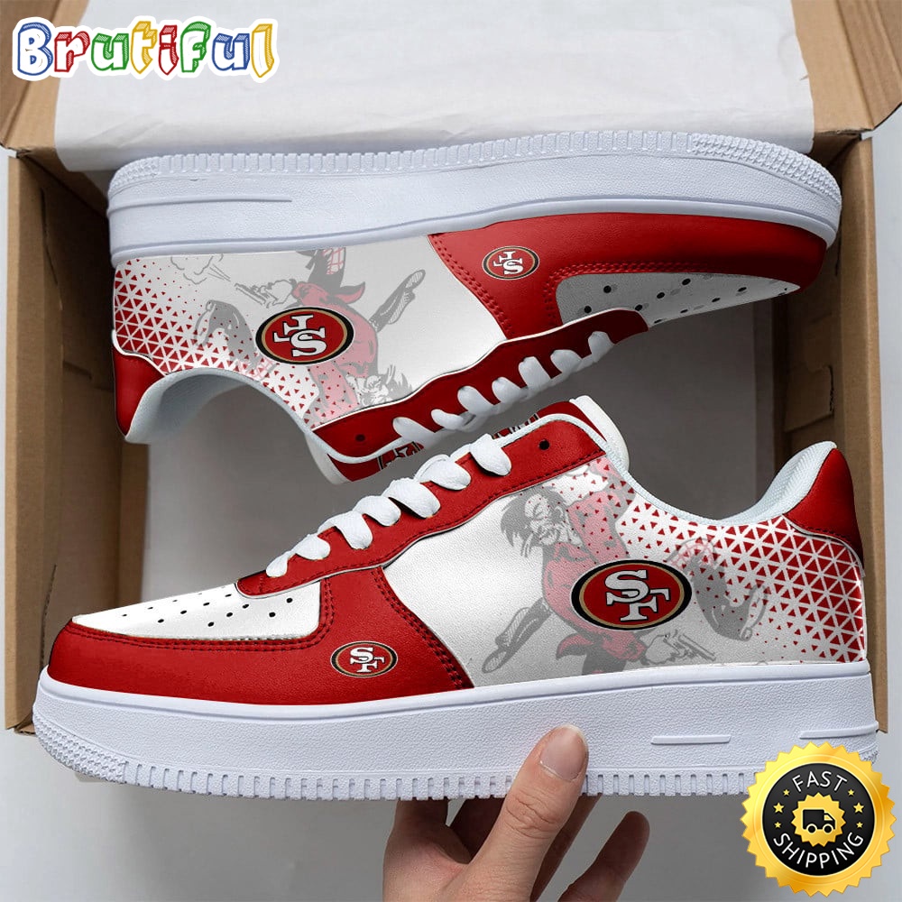 NFL San Francisco 49ers Air Force 1 Shoes Classic Air Force Kicks