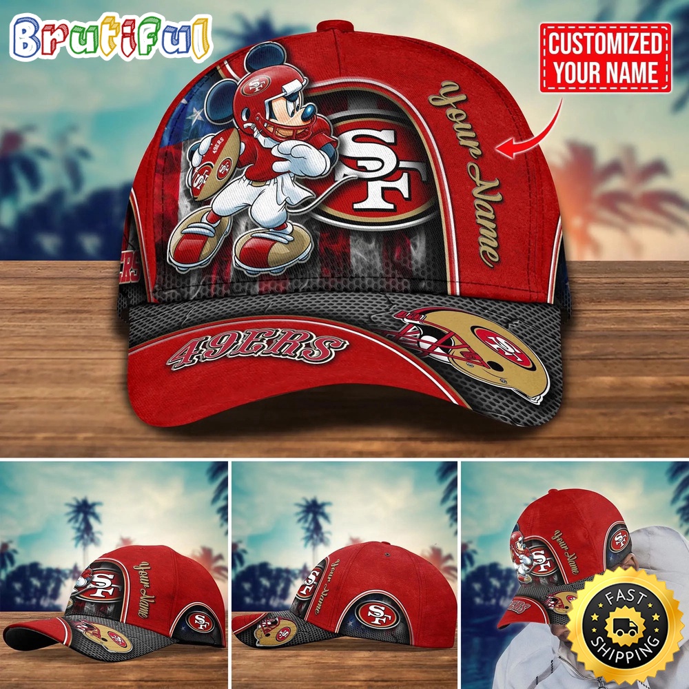NFL San Francisco 49ers Baseball Cap Mickey Cap Trending Custom Cap