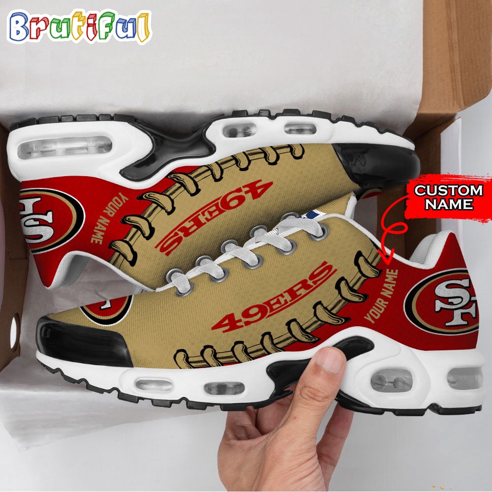 NFL San Francisco 49ers Custom Air Max Plus Shoes - Image 2
