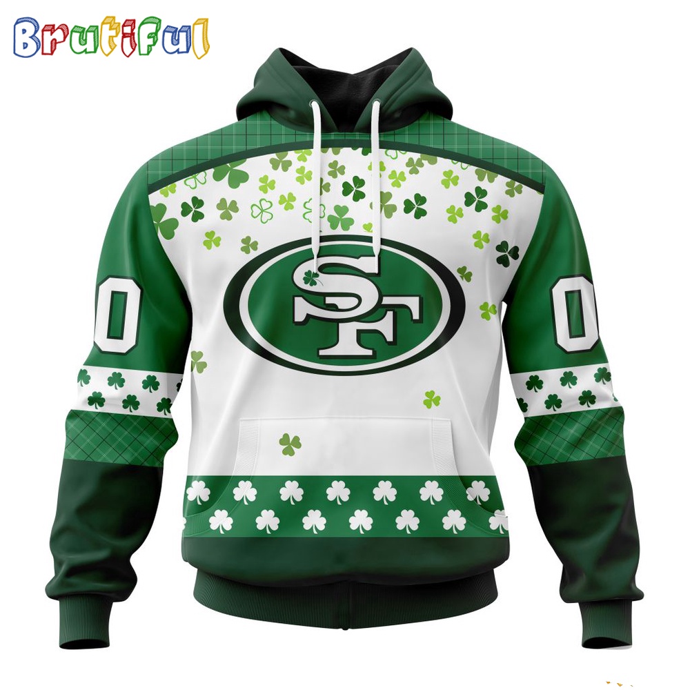 NFL San Francisco 49ers Hoodie Special Design For St Patrick Day