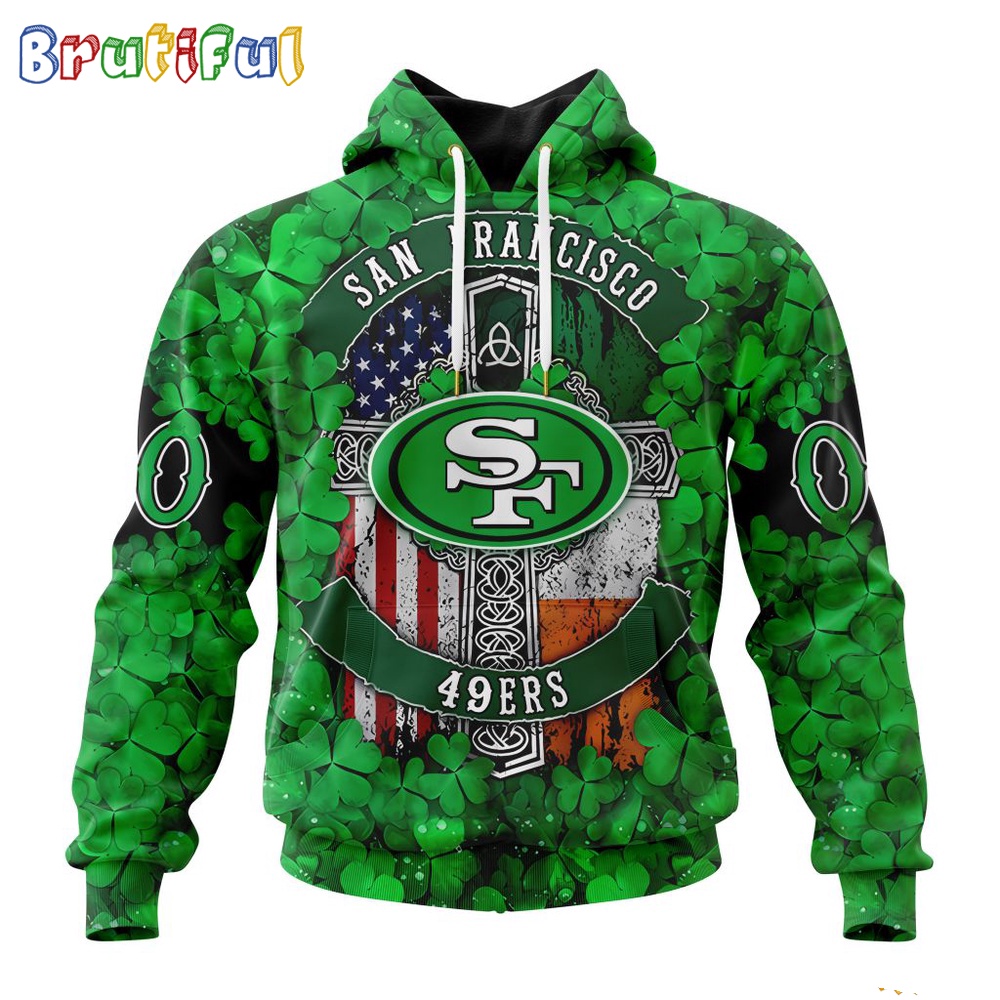 NFL San Francisco 49ers Hoodie Special Design Hoodie St Patrick Day