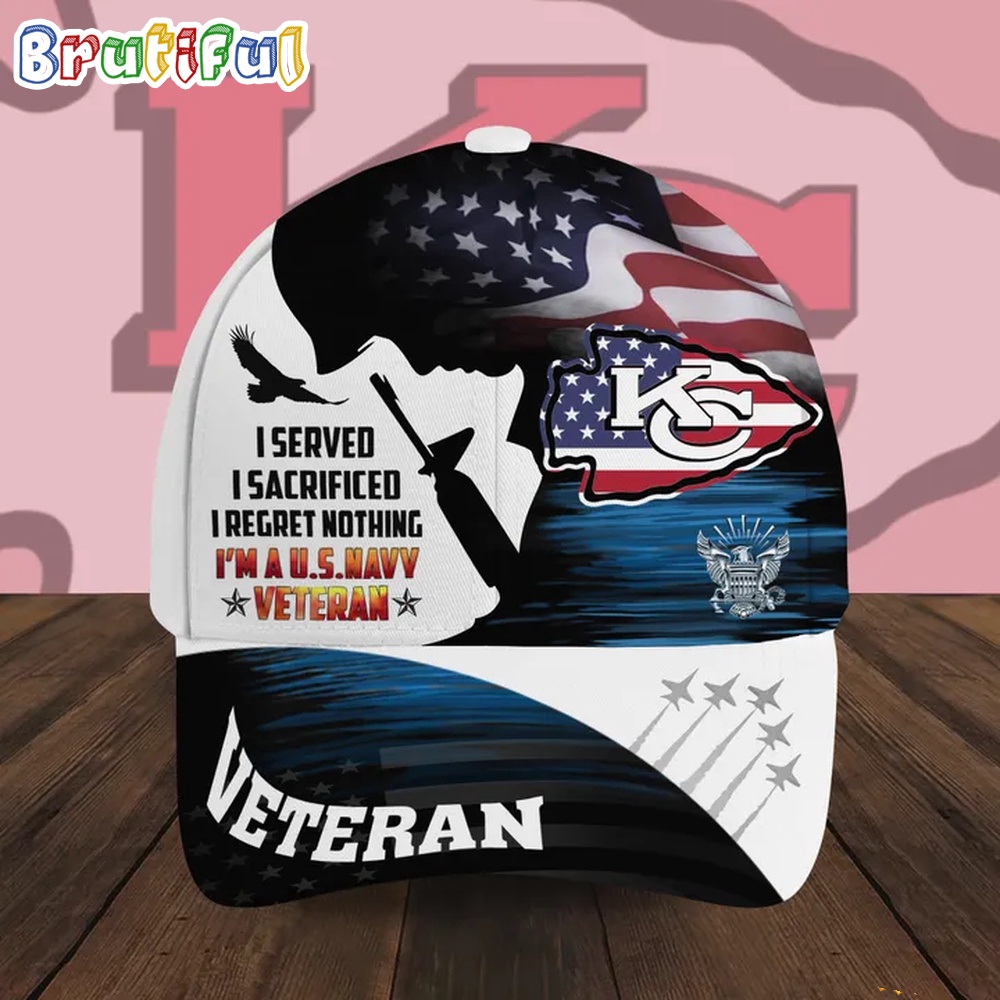 NFL San Francisco 49ers Special American Flag US Navy Veteran Baseball Cap