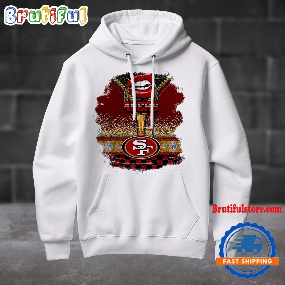 NFL San Francisco 49ers Special Torn Effect Football Hoodie Shirt