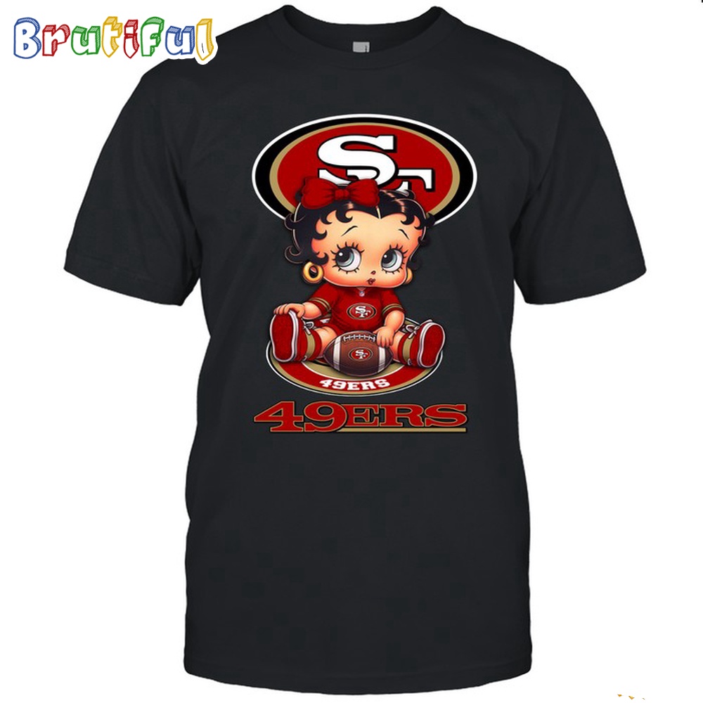 NFL San Francisco 49ers T-Shirt Betty Boop Football Tshirt