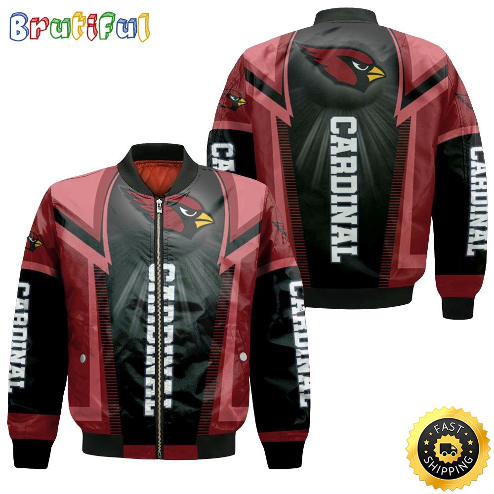 NFL Arizona Cardinals Bomber Jacket Logo For Fans