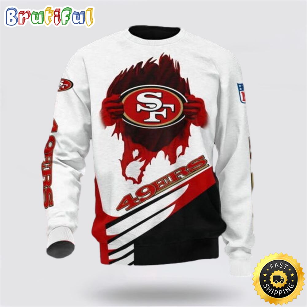 NFL San Francisco 49ers Crewneck Sweatshirt Limited Edition Gift