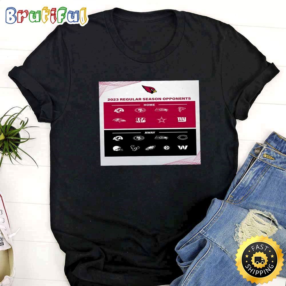 Nfl Arizona Cardinals 2023 Regular Season Opponents T Shirt