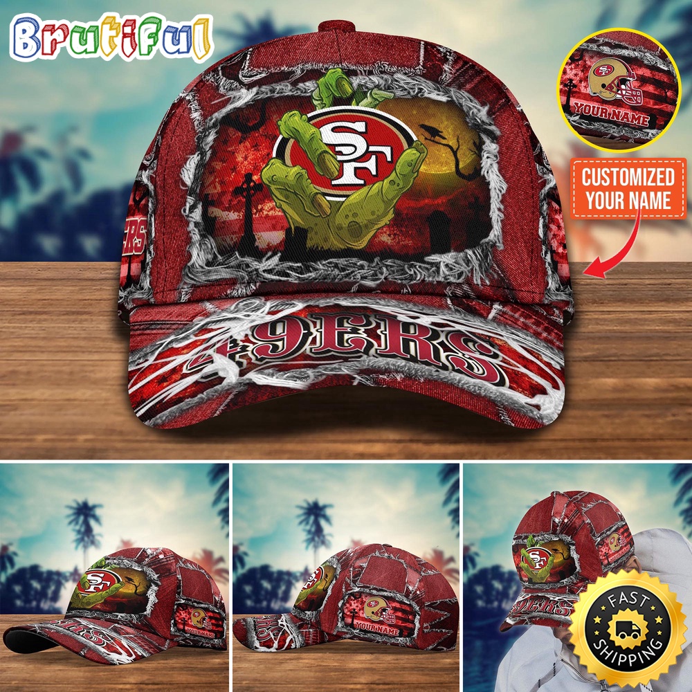 San Francisco 49ers Baseball Cap Halloween Cap Customize For This Season