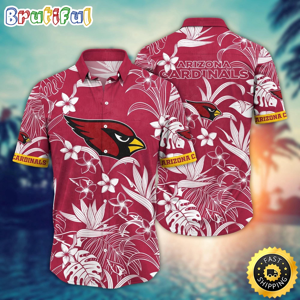 Arizona Cardinals Hawaii Shirt  Flower Vacation Mood Shirts