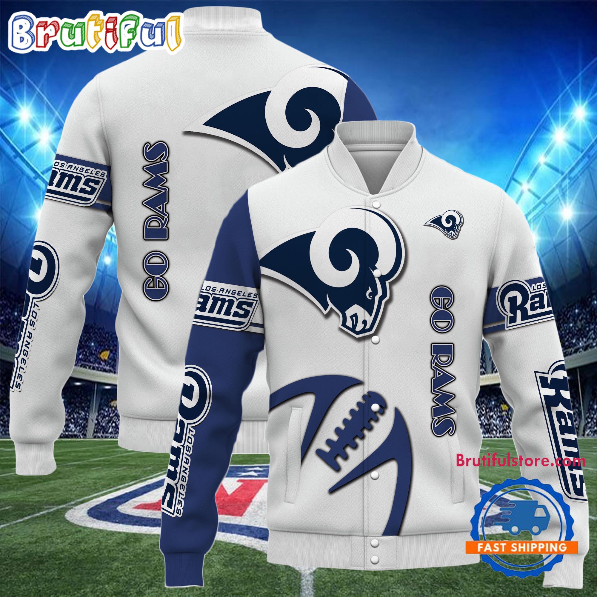 Los Angeles Rams 2024 NFL Team Limited Edition New Design Baseball Jacket