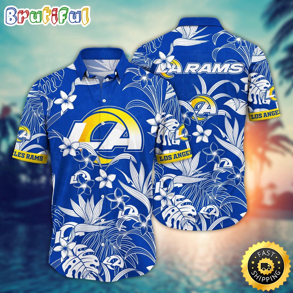 Los Angeles Rams Hawaii Shirt  Flower Vacation Mood Shirts