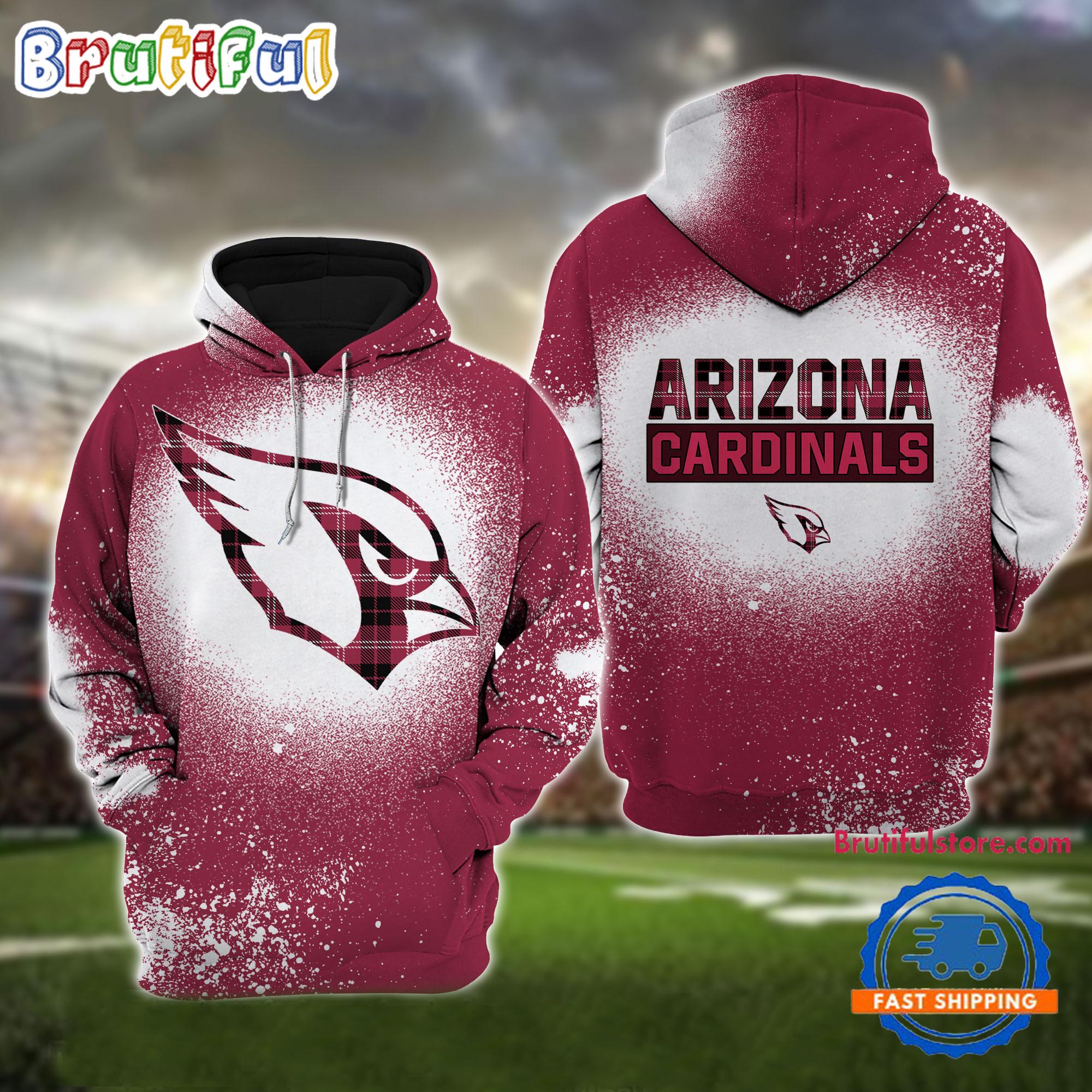 NFL Arizona Cardinals All Over Print Christmas Hoodie, Football Christmas Hoodie