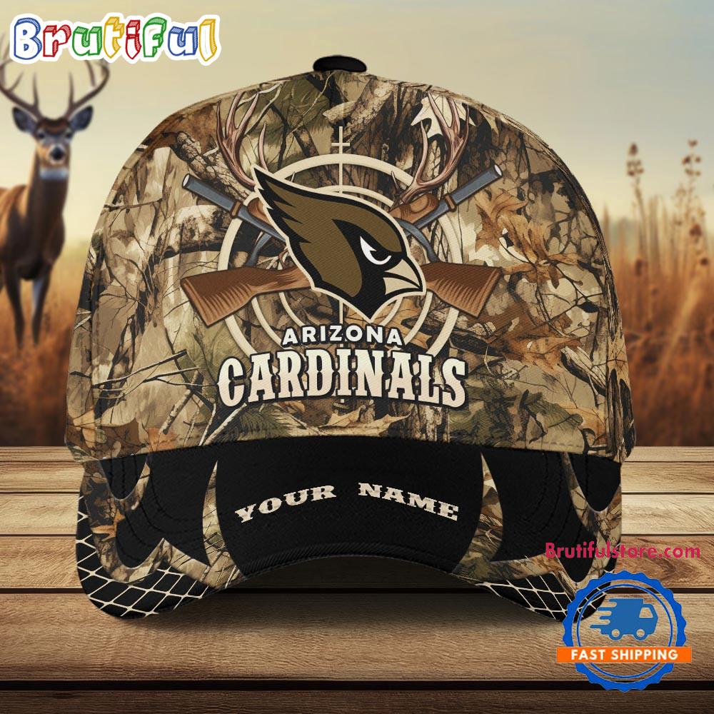 NFL Arizona Cardinals Camo Hunting Cap, Football Team Camo Hunting Hats