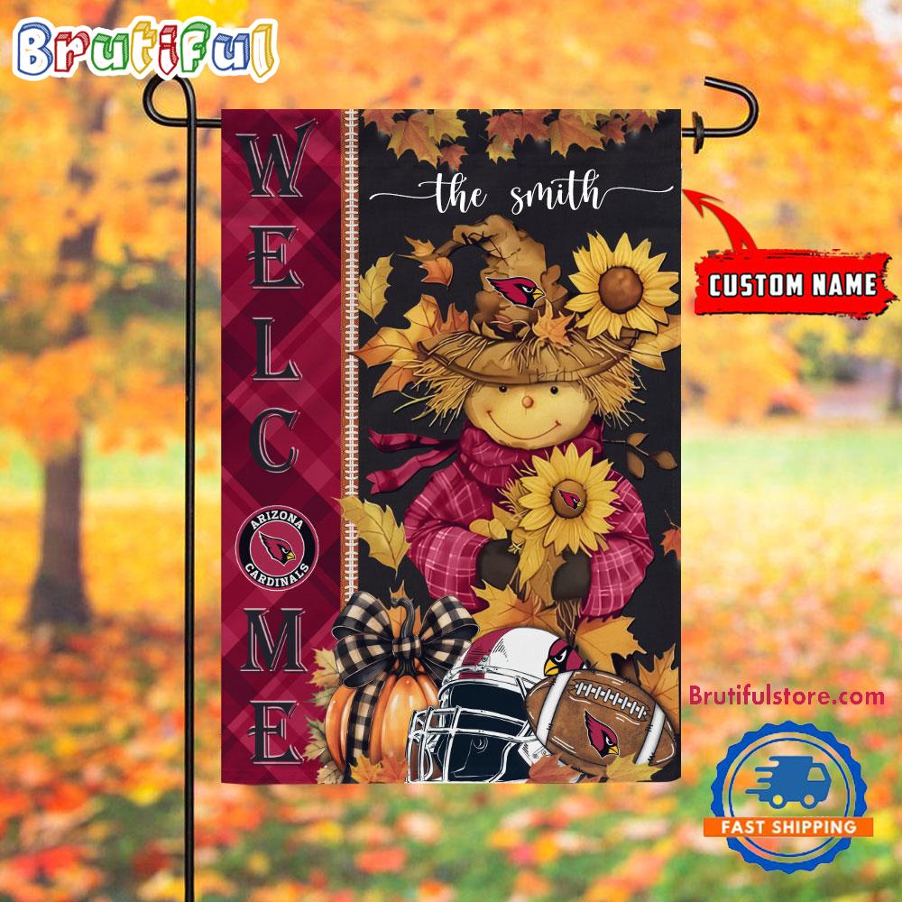 NFL Arizona Cardinals Football Special Scarecrow Halloween Garden Flag