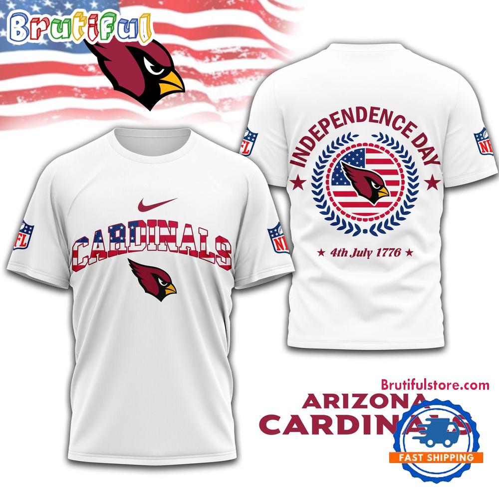 NFL Arizona Cardinals Football Team Independence Day New Design 3D Shirt
