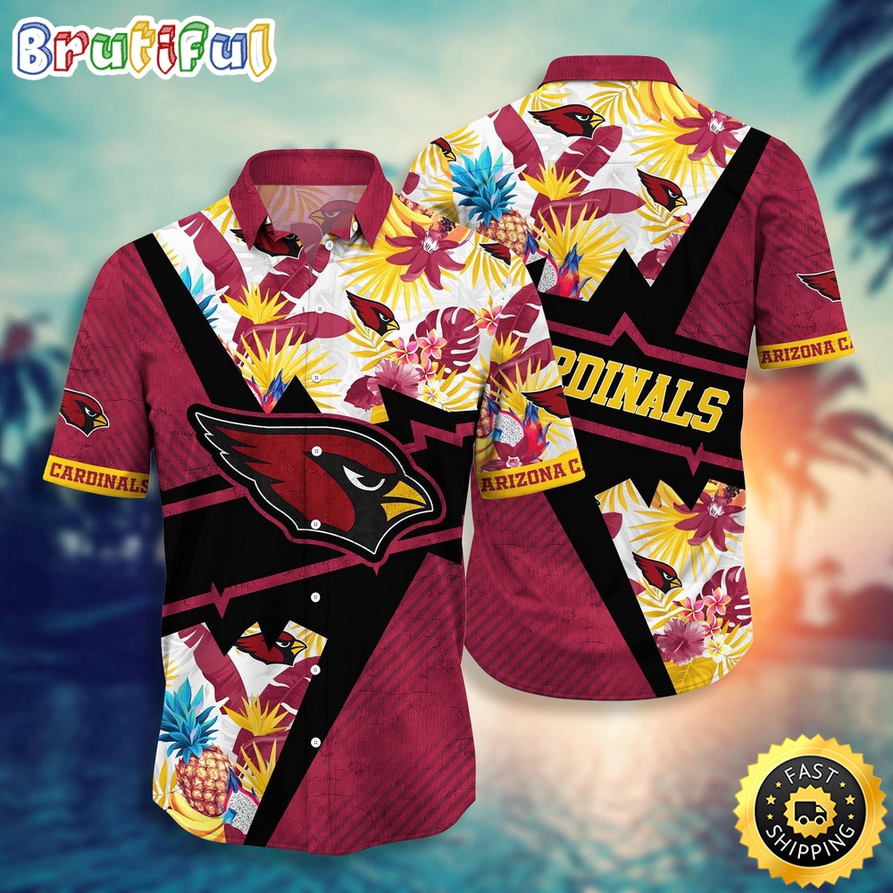 NFL Arizona Cardinals Hawaii Shirt Flower Island Inspired Apparel
