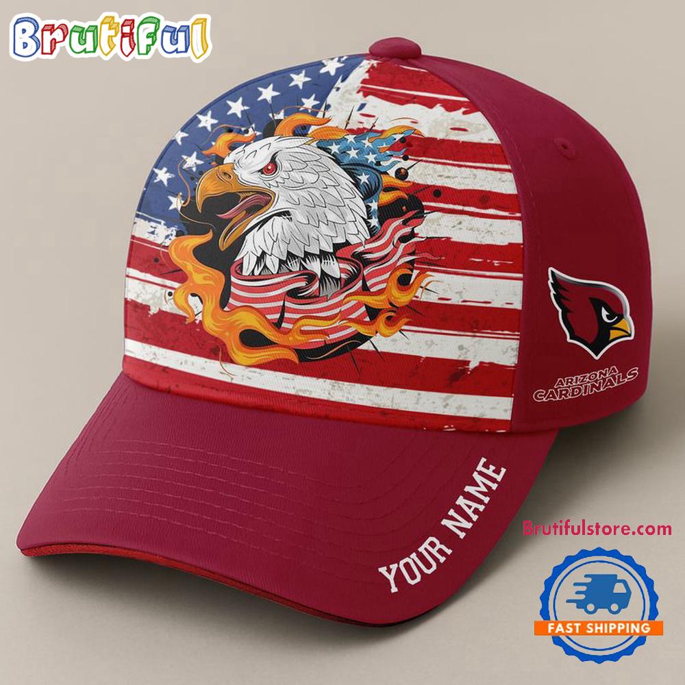 NFL Arizona Cardinals Independence Day Classic Cap, Football Happy 4th of July Cap Hats