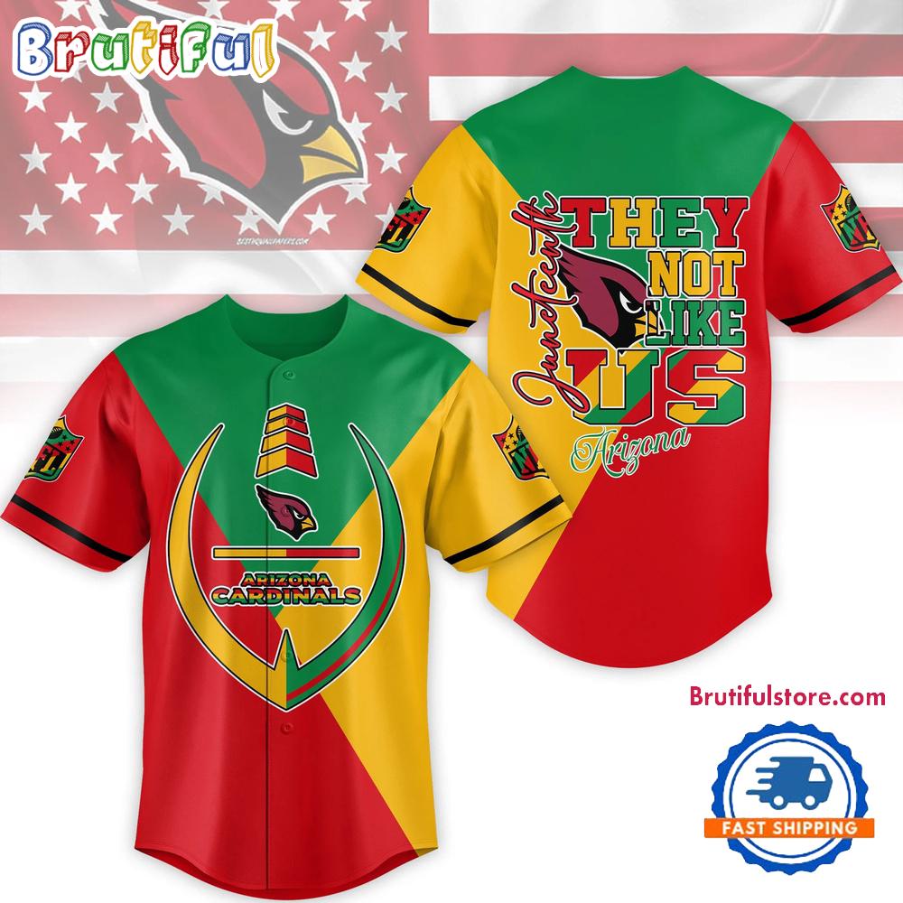 NFL Arizona Cardinals Juneteenth Month They Not Like US Baseball Jersey