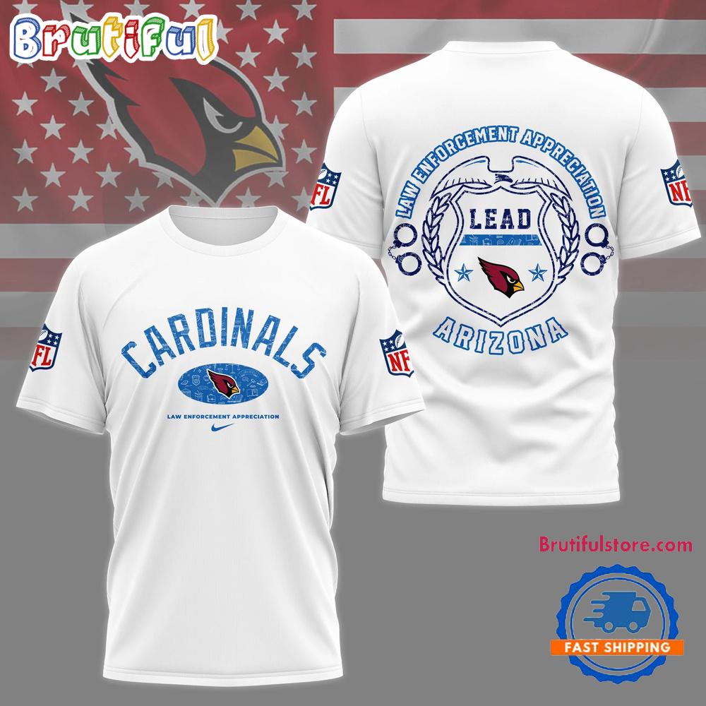 NFL Arizona Cardinals Law Appreciation Month 3D Shirt