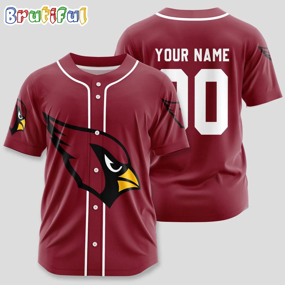 NFL Arizona Cardinals Limited Edition Personalized Baseball Jersey