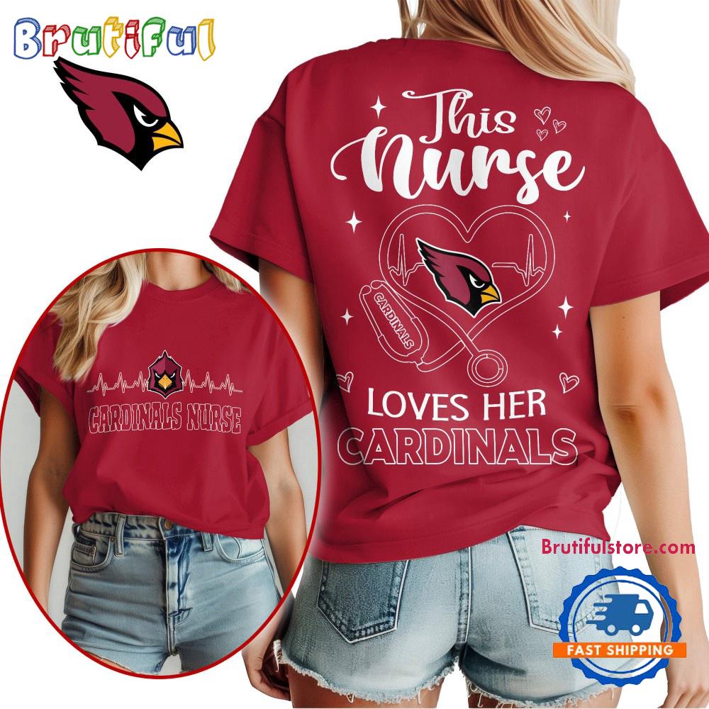 NFL Arizona Cardinals Nurse Appreciation Month Limited Edition Vintage T Shirt