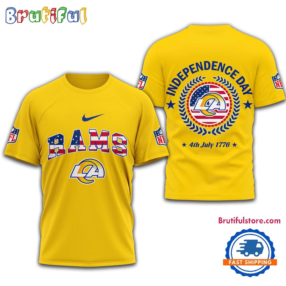 NFL Los Angeles Rams 2025 Independence Day All Over Print Shirt