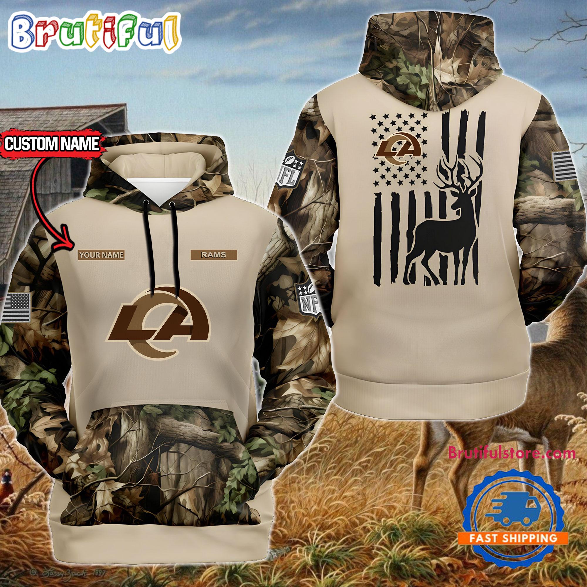 NFL Los Angeles Rams Special Deer Hunting Custom Hoodie, Sweatshirt, TShirt