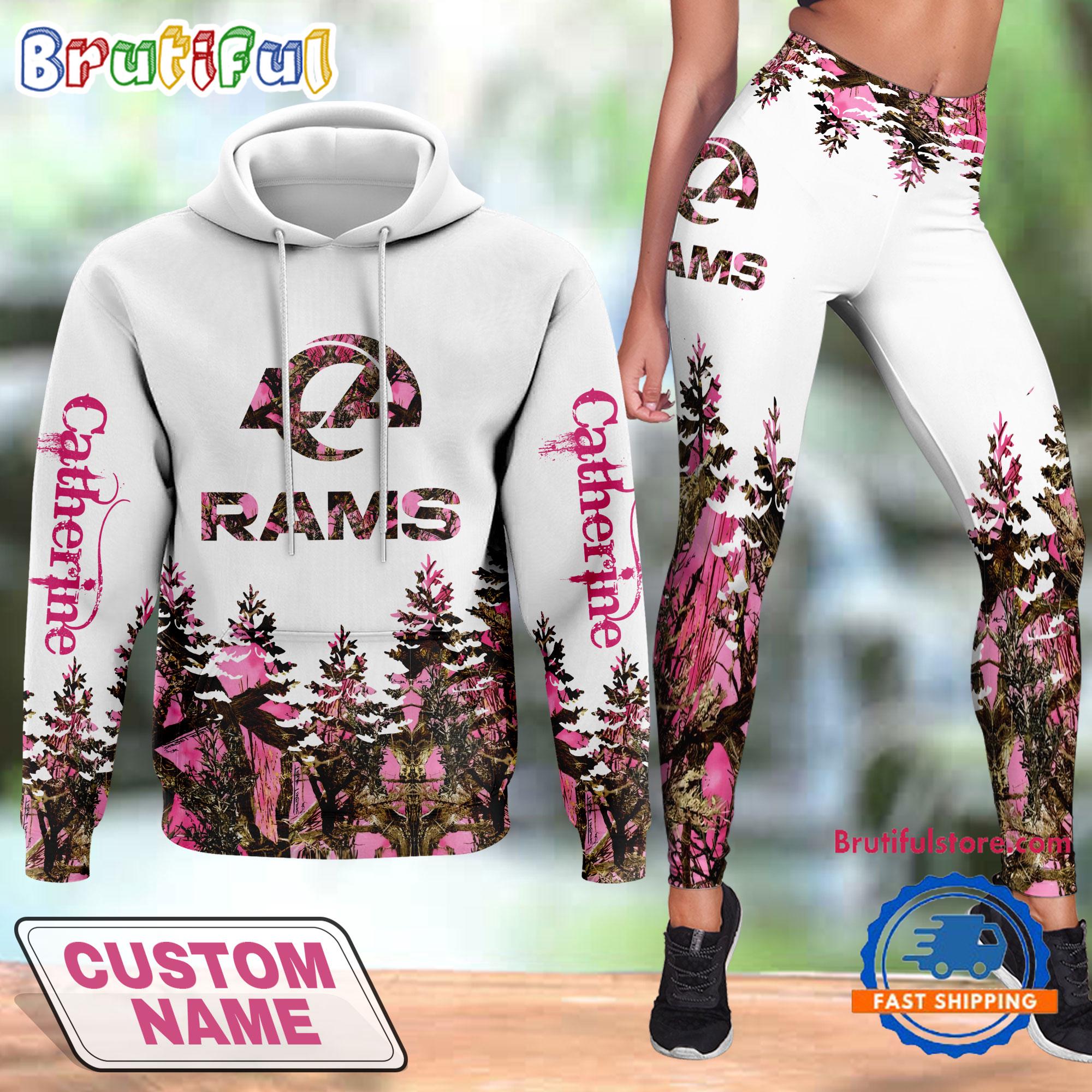 NFL Los Angeles Rams Special Football Hunting Hoodie And Leggings, Football Limited Hoodie Legging Set
