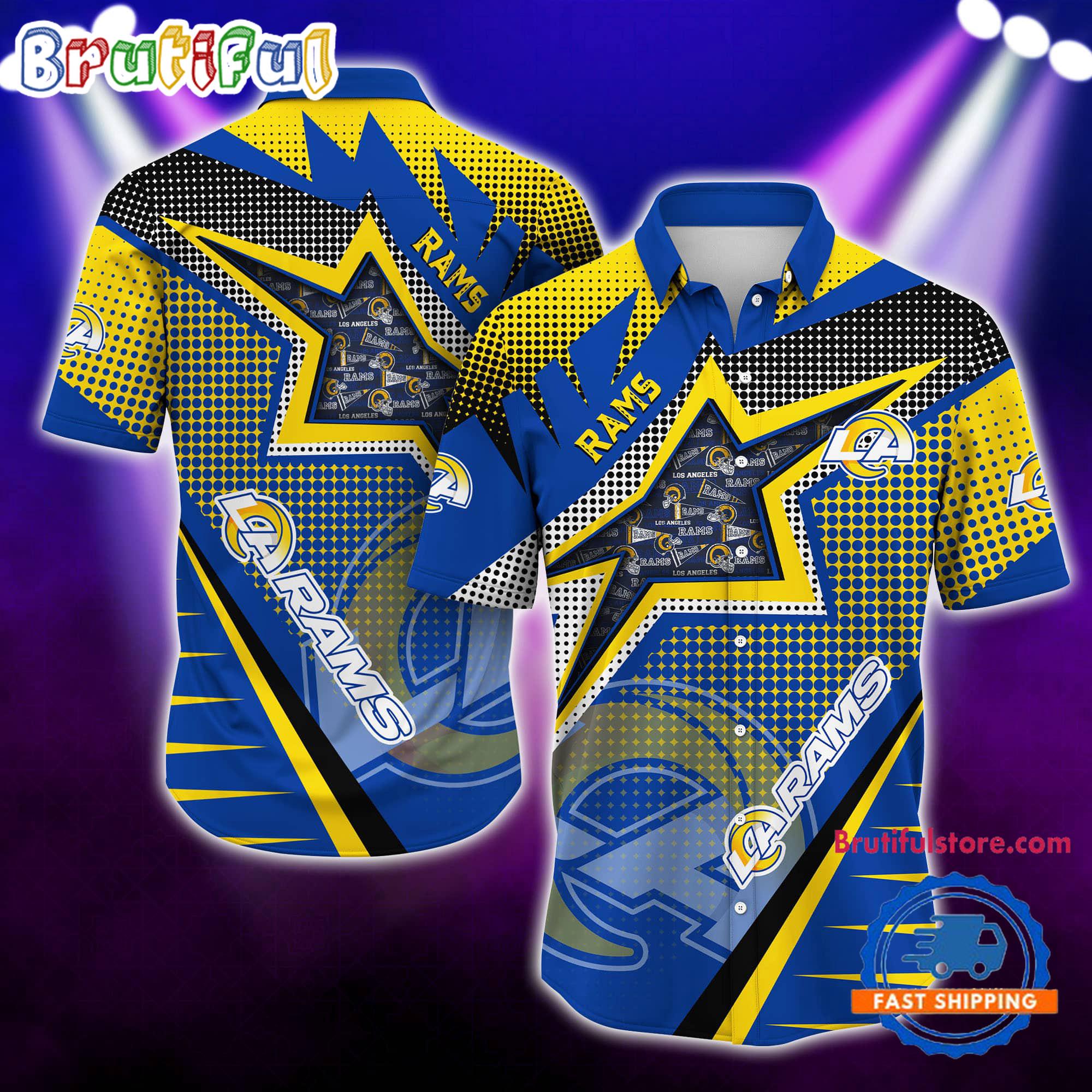 NFL Los Angeles Rams Special Football Team Star Hawaiian Shirts