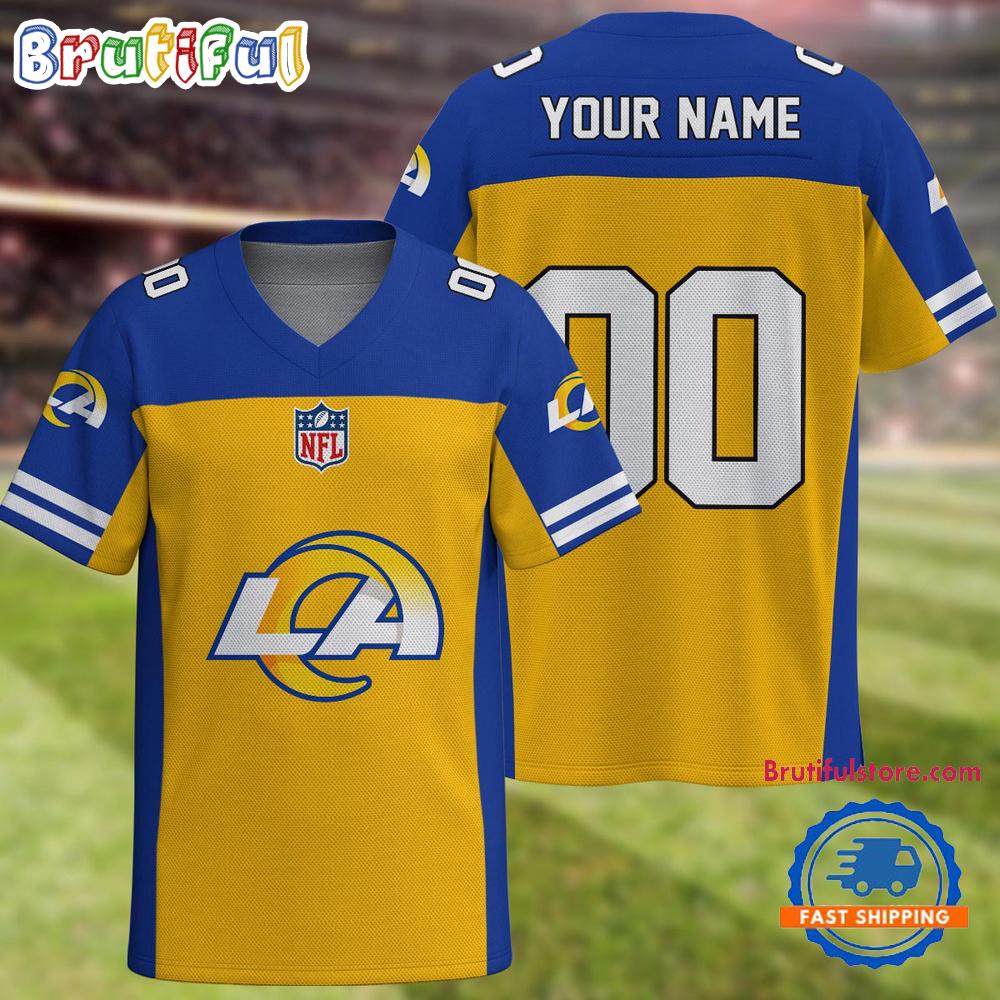 NFL Los Angeles Rams Team New Season Personalized Football Jersey