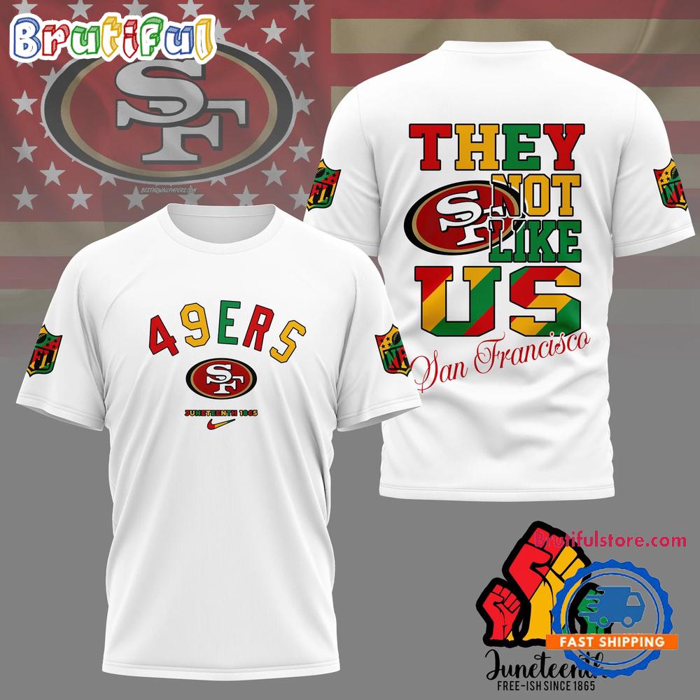 NFL San Francisco 49ers 2025 Juneteenth Freedom Day 3D Shirt