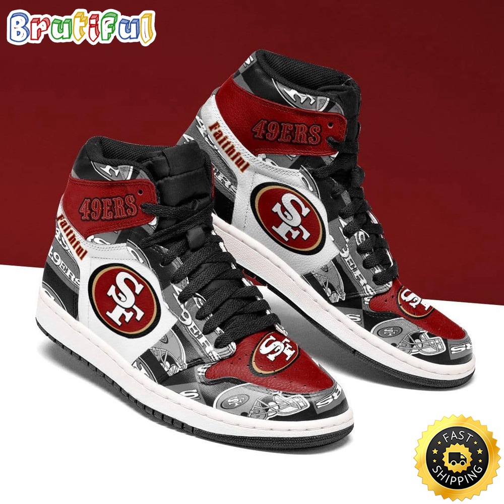NFL San Francisco 49ers Air Jordan 1 Shoes