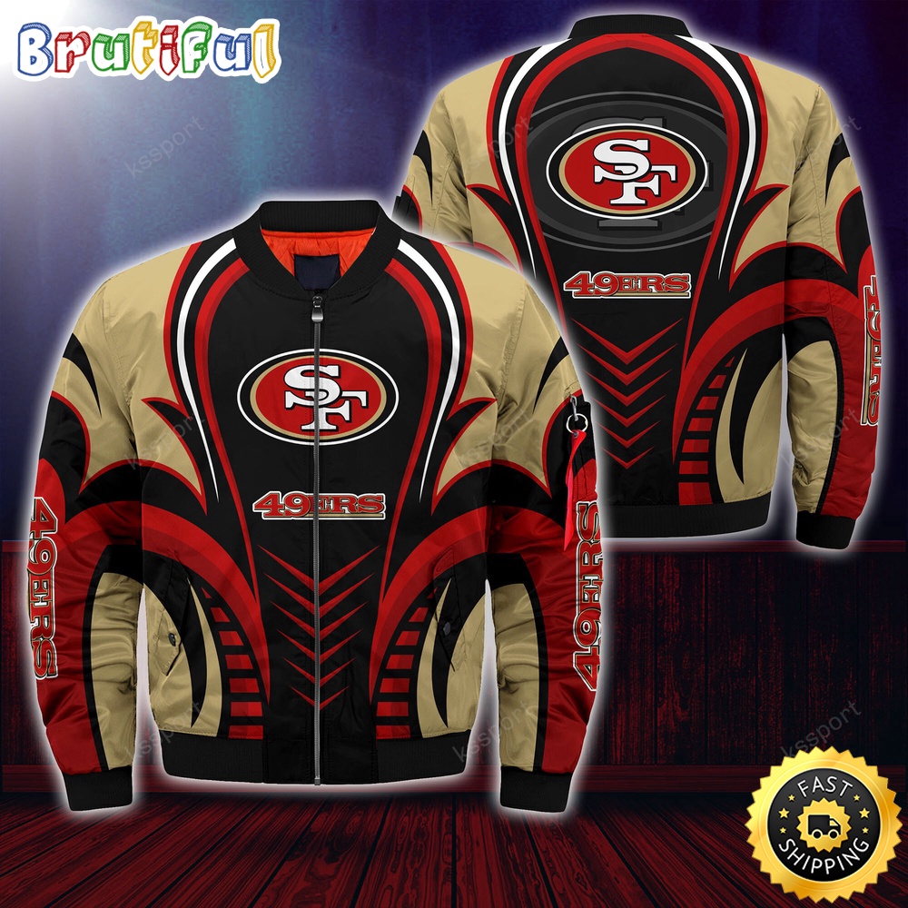 NFL San Francisco 49ers Bomber Jacket Trendy Bomber Jackets