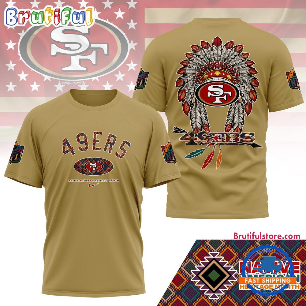 NFL San Francisco 49ers Football Native American Heritage Month Unisex 3D Shirt