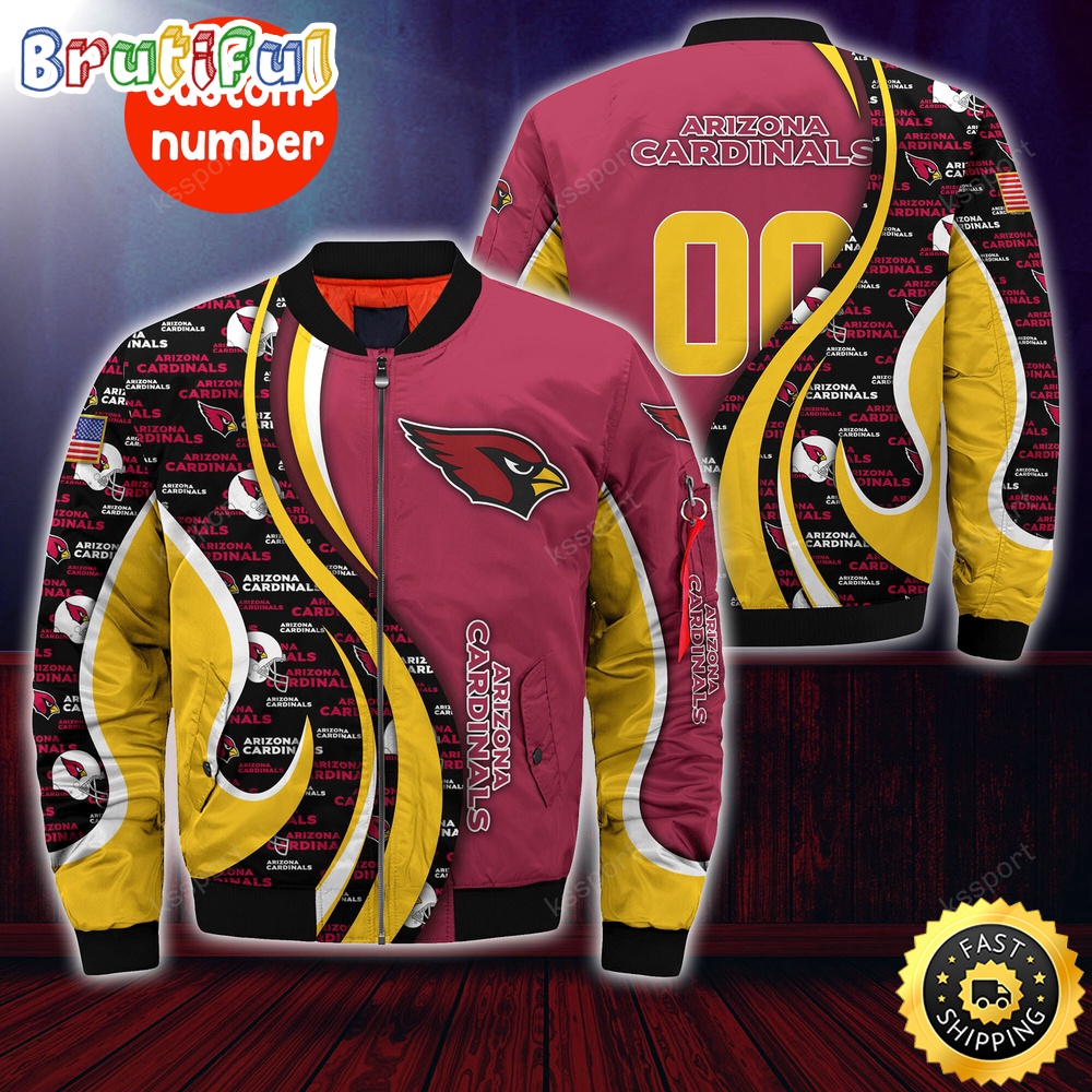 Personalized NFL Arizona Cardinals Bomber Jacket Urban Bomber Fashion