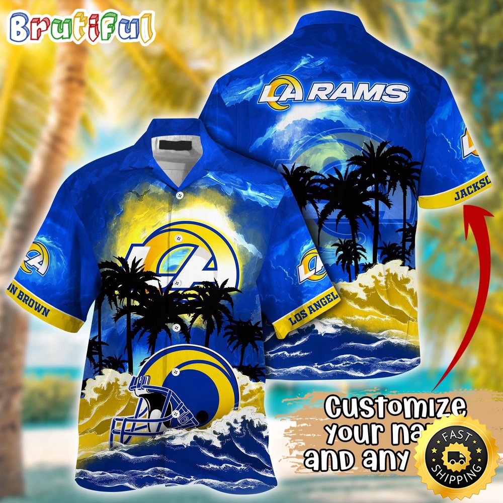 Personalized NFL Los Angeles Rams Best Hawaiian Shirt Ever Aloha Shirt For Fans