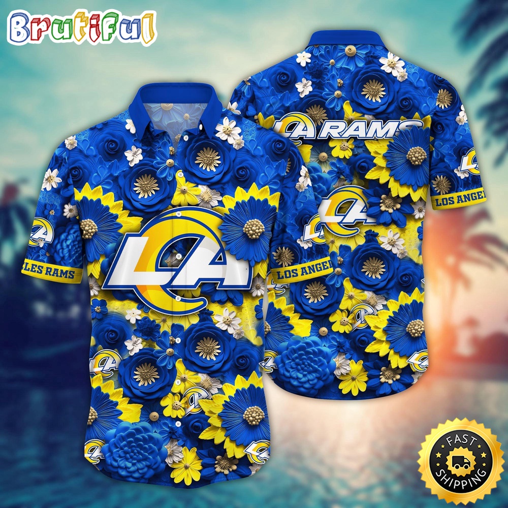 Personalized NFL Los Angeles Rams Hawaiian Shirt Trending For This Summer Aloha Shirt