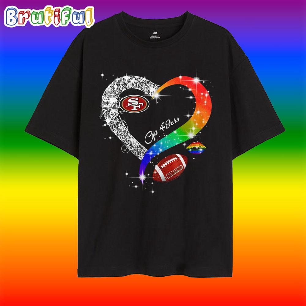 San Francisco 49ers 2025 LGBT Pride Day Vintage T Shirt