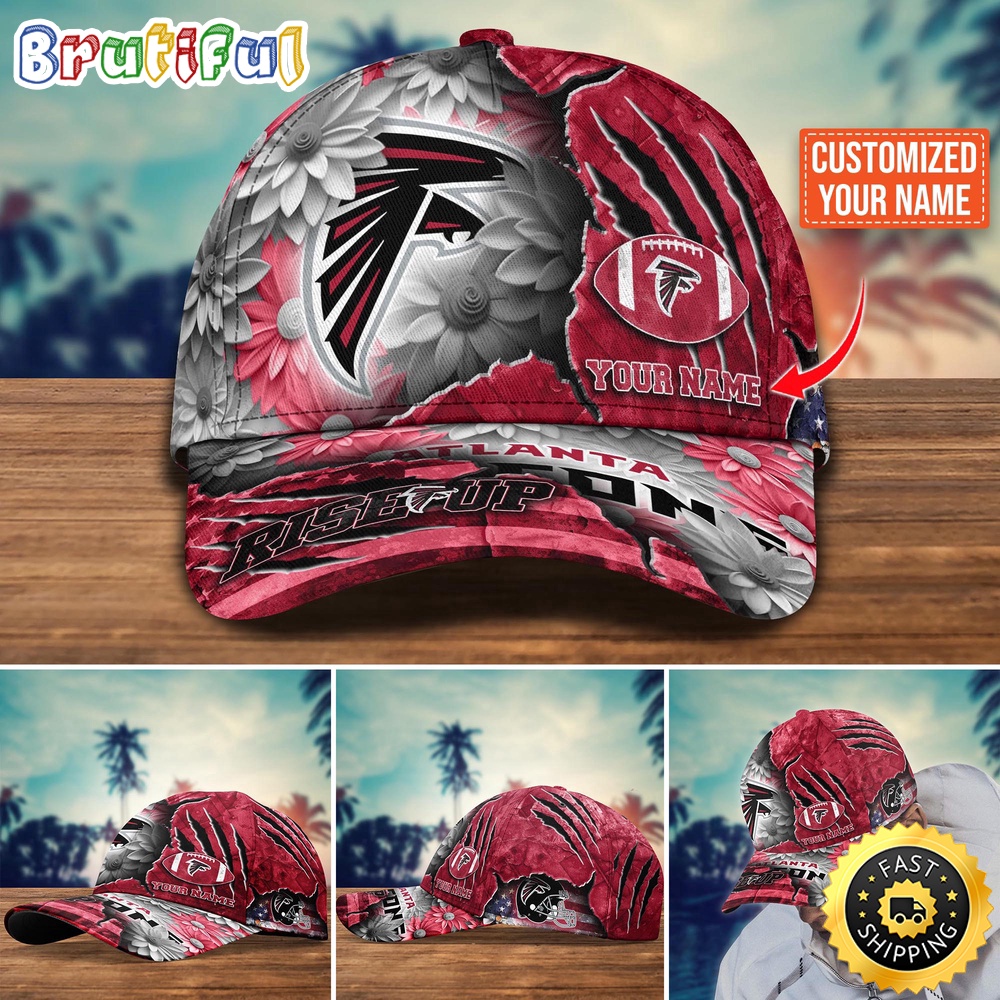 Atlanta Falcons Baseball Cap Flower New Trending Custom Cap For Fan