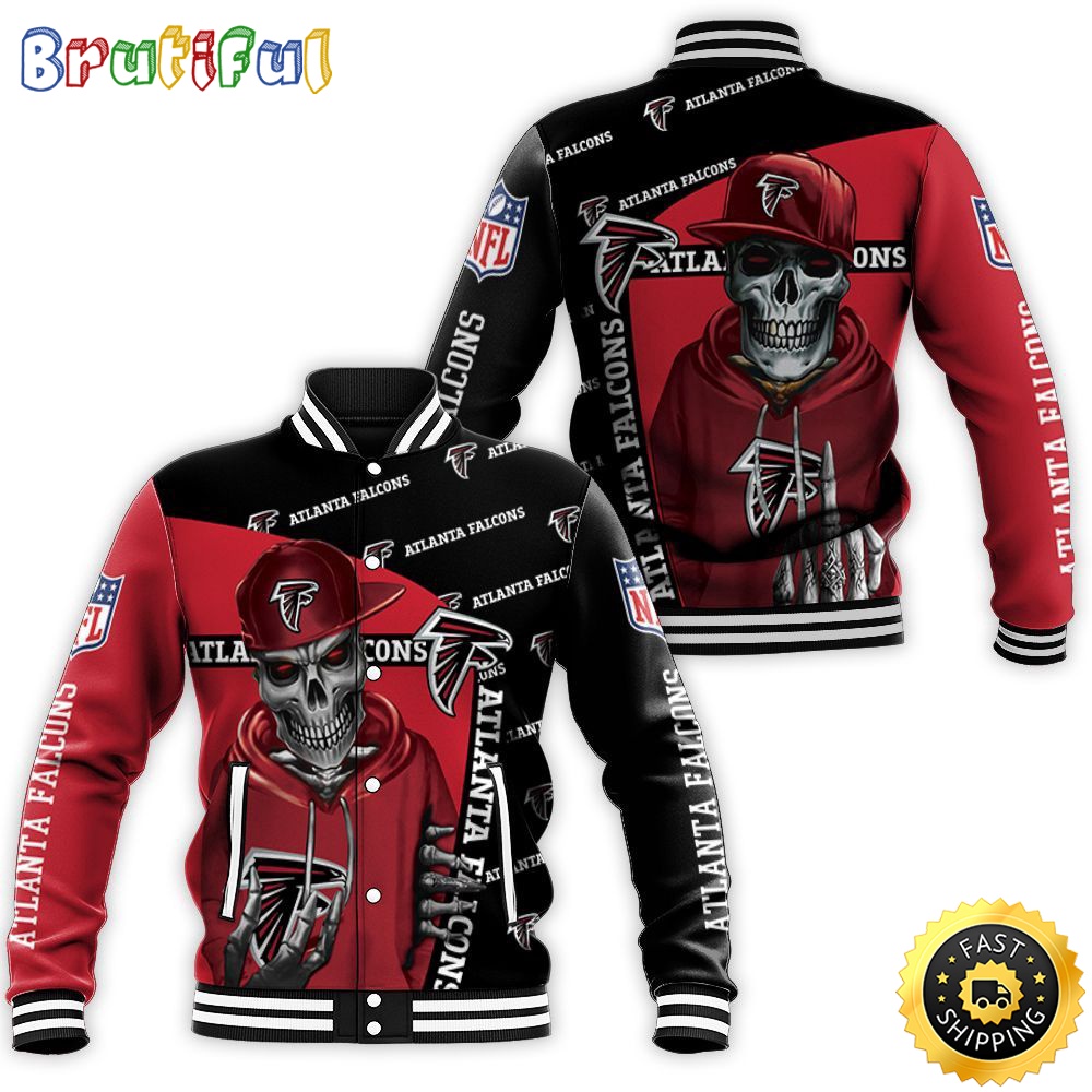 Atlanta Falcons Baseball Jacket For Football Fans