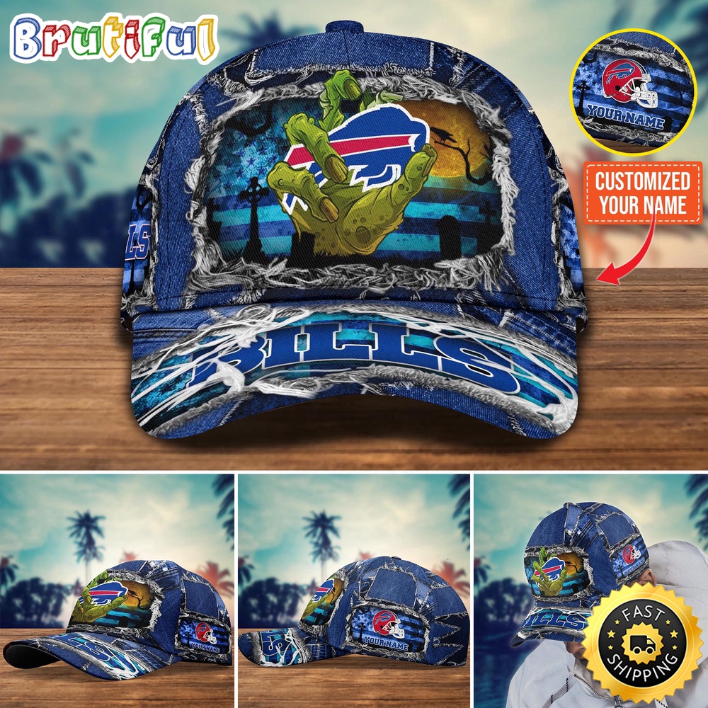 Buffalo Bills Baseball Cap Halloween Cap Customize For This Season