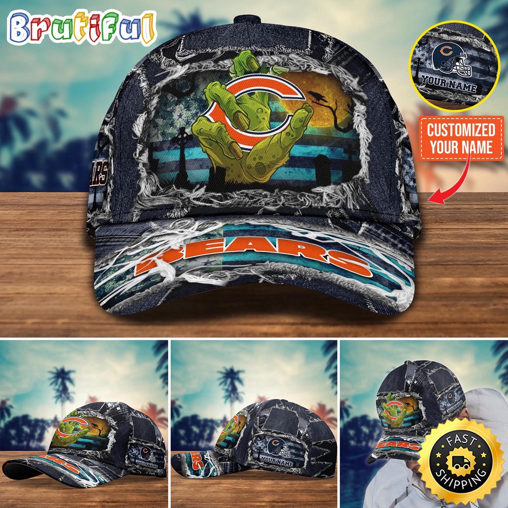 Chicago Bears Baseball Cap Halloween Cap Customize For This Season